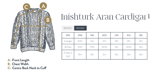 Inishturk Mens Aran Sweater