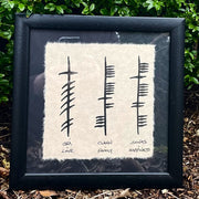 Ogham 'Love, Family and Happiness'