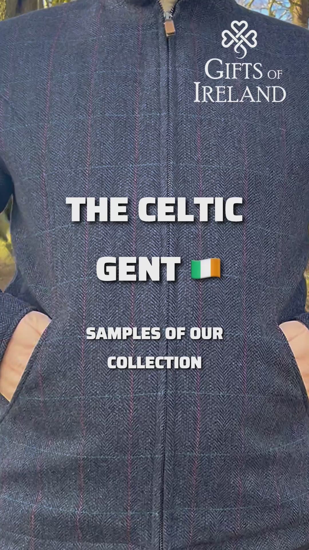 Donegal Herringbone Walking Jacket - Olive