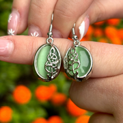 Cat Eye Drop Earrings