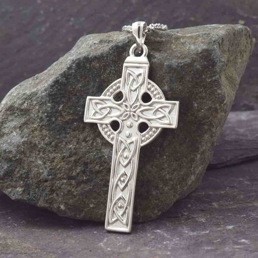 Sterling Silver Heavy Celtic Cross