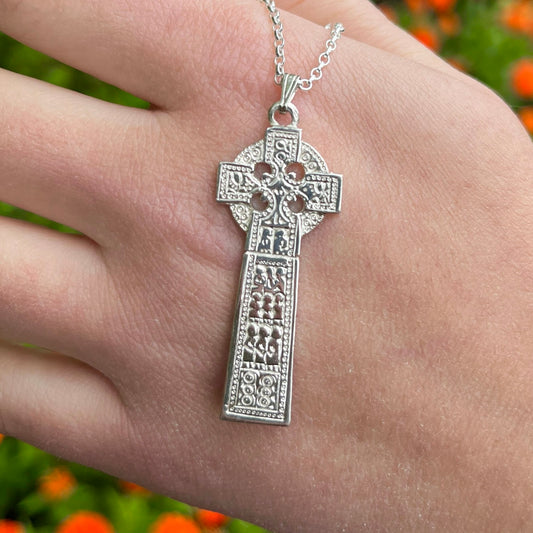 Sterling Silver Celtic Cross of Drumcliffe