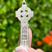 Sterling Silver Celtic Cross of Drumcliffe