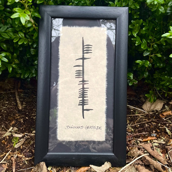 Ogham Gratitude - Buíochas