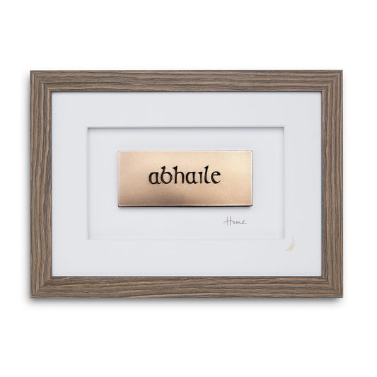 Wild Goose Abhaile (Home) Framed Wall Plaque