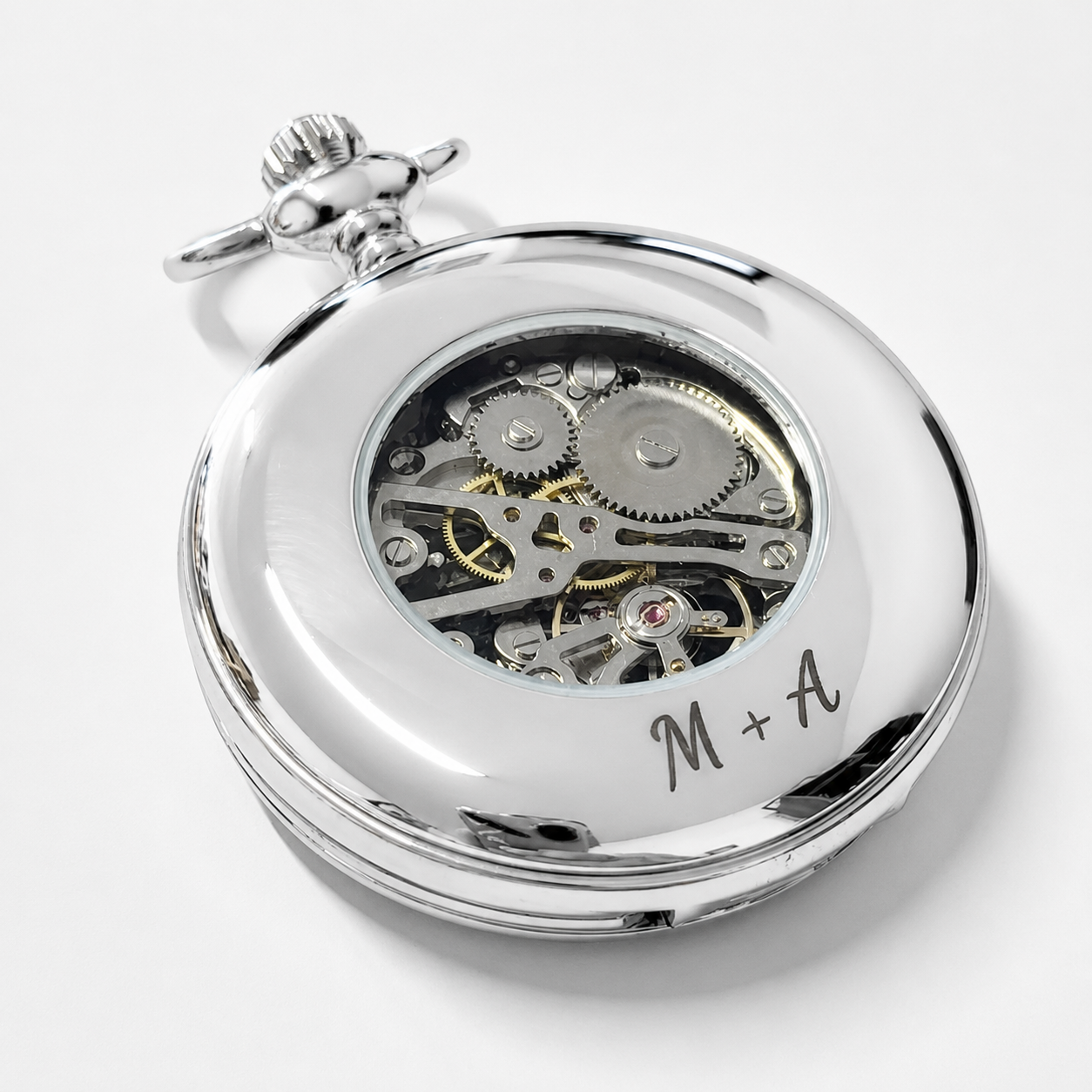 Mechanical Pocket Watch with Trinity Knot