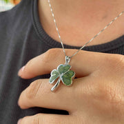 Connemara Marble Shamrock Necklace