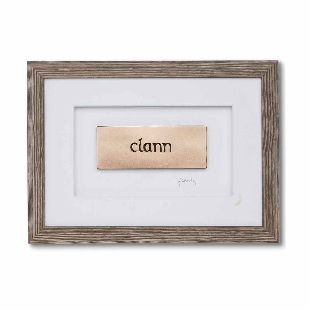 Wild Goose Clann (Family) Framed Wall Plaque
