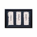 Ogham 'Love, Happiness and Laughter' framed Irish Gift