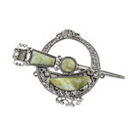 CONNEMARA MARBLE TARA BROOCH