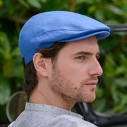 Blue Linen Cap