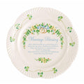 Belleek Irish Pottery Marriage Blessing Plate
