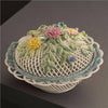 Belleek Classic Round Covered Basket
