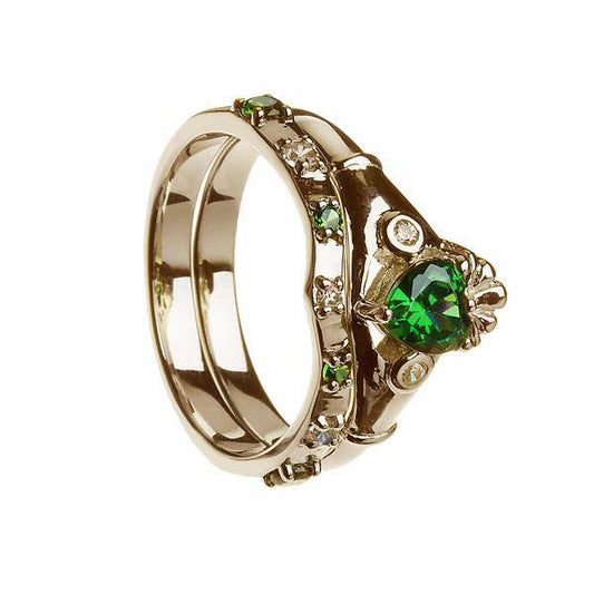 Claddagh Ring and Matching Band