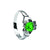 Stone Set Heart Claddagh Ring