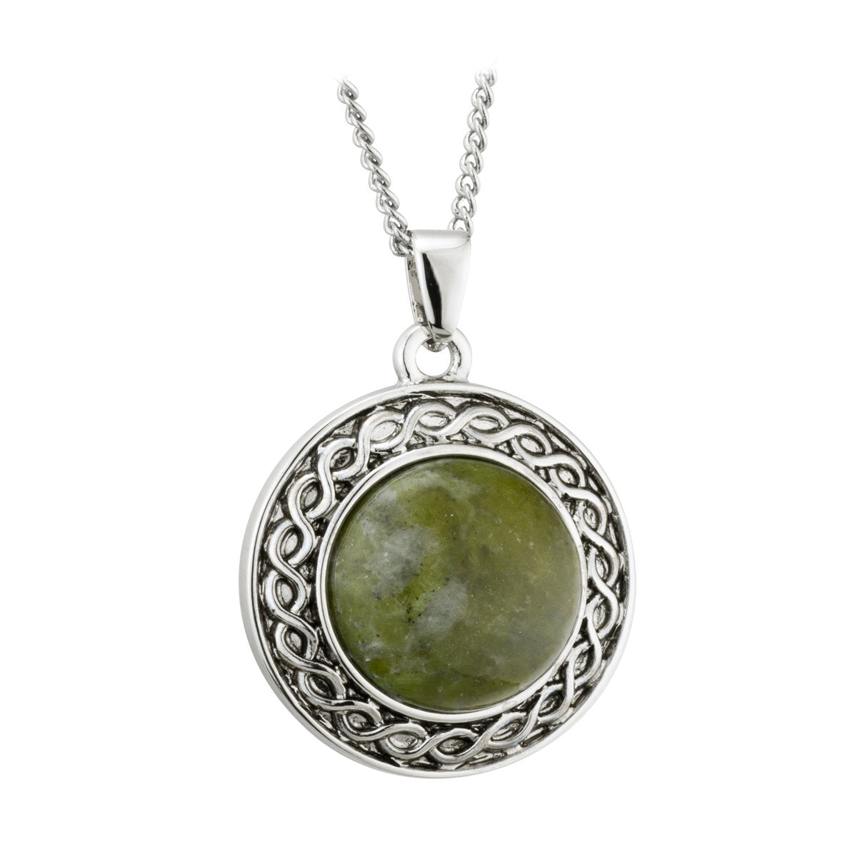 Connemara Marble Shield Necklace