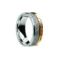 Wedding Ring - Trinity Style Ogham (Comfort Fit)