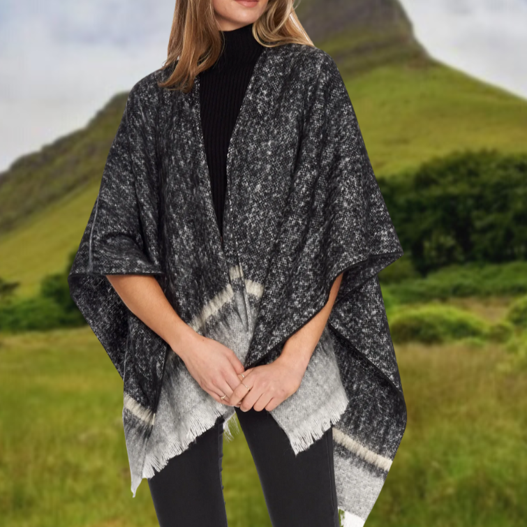 Jimmy Hourihan Shawl in Luxurious Mohair Blend