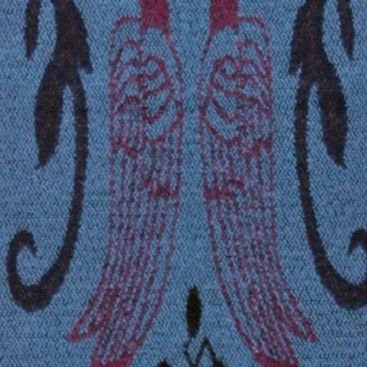 Jimmy Hourihan Fringed Shawl with Celtic Motif