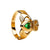 Emerald Heart Claddagh Ring – Ladies