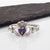 Shanore White Gold Claddagh Birthstone Ring - June