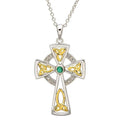 Shanore Celtic Trinity Knot Celtic Cross with Diamonds