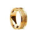 Wedding Ring - Trinity Style Ogham (Comfort Fit)