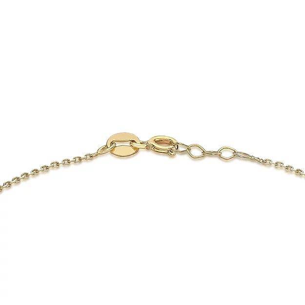 Lace Design Bracelet with CZ in 9ct Yellow Gold