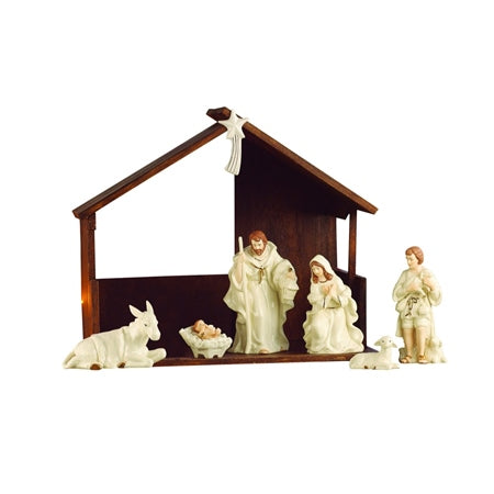 Belleek 9 Piece Nativity Set