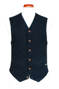 Studio Donegal Mens Tweed Aran Vest