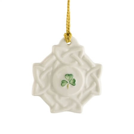 Belleek Celtic Knot Ornament