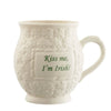 Belleek 'Kiss Me I'm Irish' Mug
