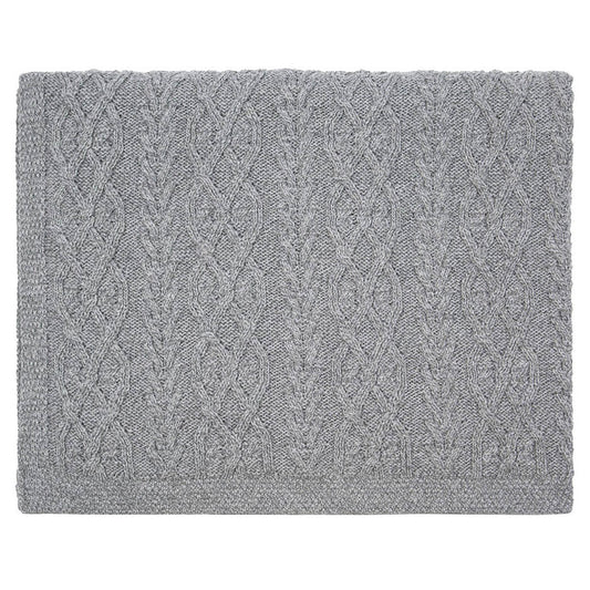 Braided Cable Knit Throw