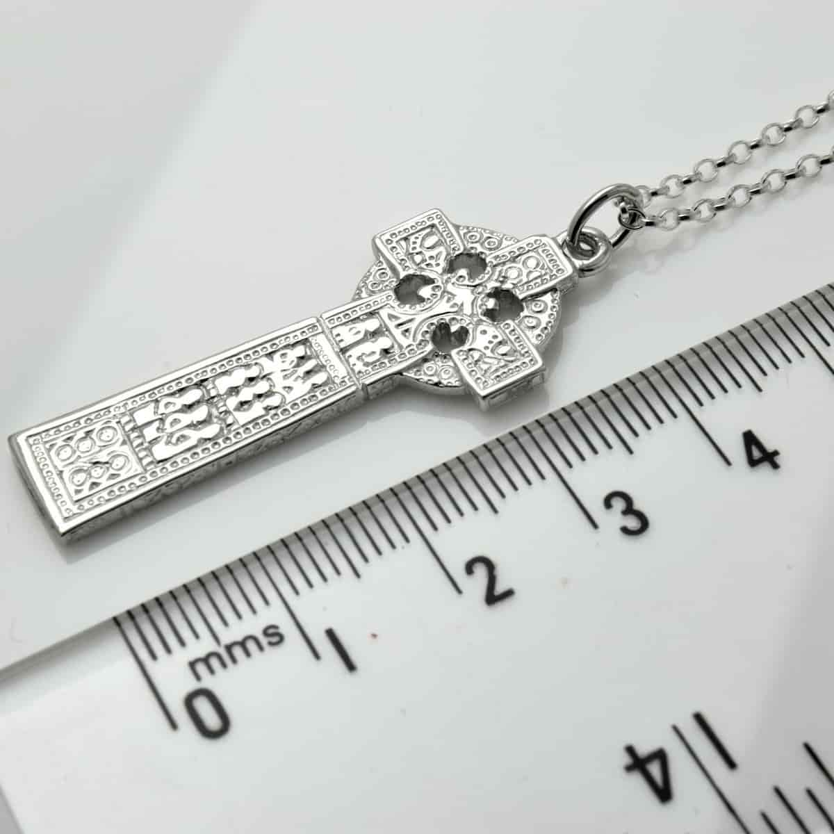 Sterling Silver Celtic Cross of Drumcliffe