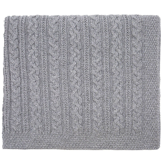 Chunky Cable Knit Bed Runner
