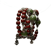 Cinnamon Red Rosary Bracelet