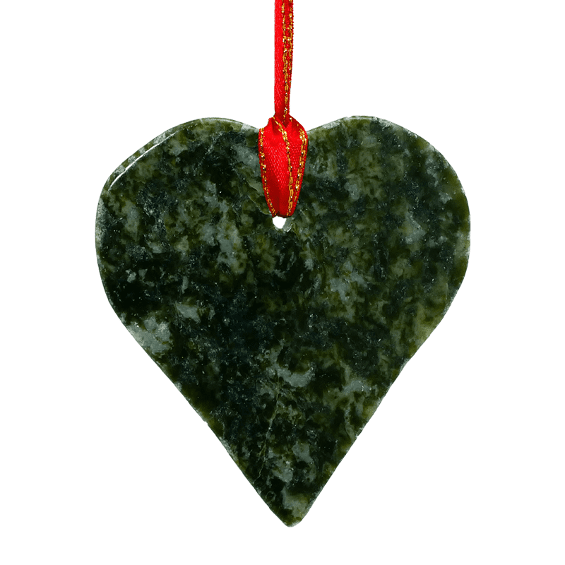 Connemara Marble Christmas Decoration - Heart
