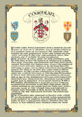 Coughlan Family Crest Parchment