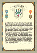 Doherty Family Crest Parchment