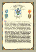 Dowling Family Crest Parchment