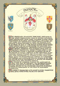 Dwyer Family Crest Parchment