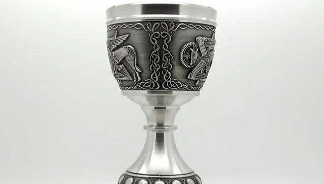 Mullingar Pewter Evangelists Wine Goblet (8oz) - Luke The Ox