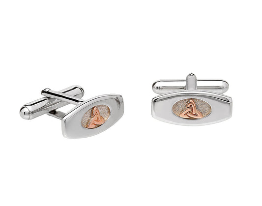 House of Lor Silver & Gold Cufflinks