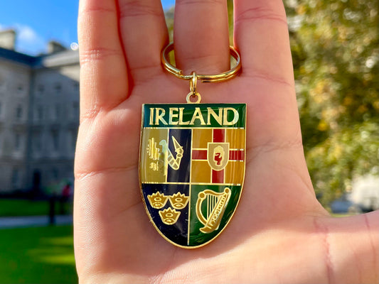 Ireland Coat of Arms Keyring Keychain