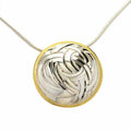 Two Tone Gold/Silver Livia Pendant