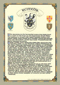 Kennedy Family Crest Parchment