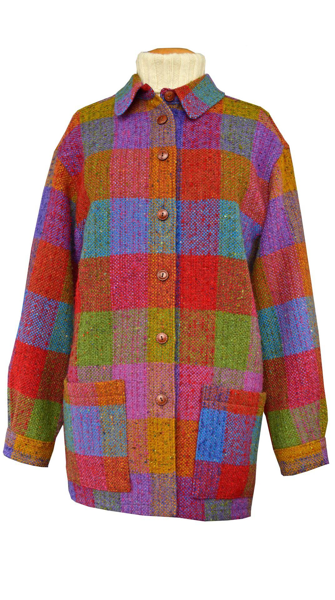 Studio Donegal Ladies Tweed Shirt Jacket