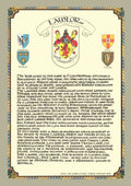 Lawlor Family Crest Parchment