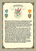 McDowell Family Crest Parchment