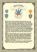 McEvoy Family Crest Parchment